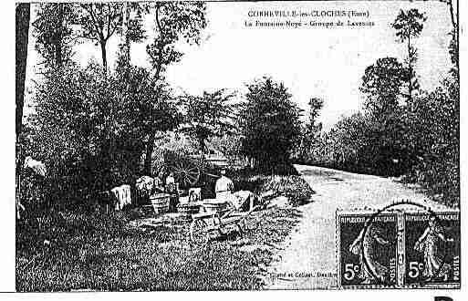 Ville de CORNEVILLESURRISLE Carte postale ancienne