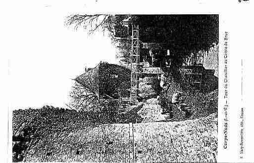 Ville de CORPSNUDS Carte postale ancienne