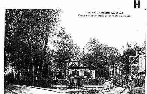 Ville de COULOMBS Carte postale ancienne