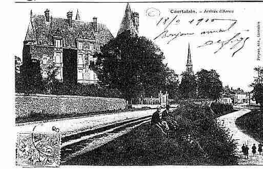 Ville de COURTALAIN Carte postale ancienne