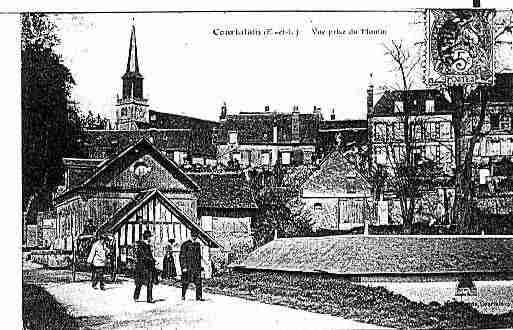 Ville de COURTALAIN Carte postale ancienne