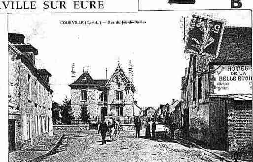 Ville de COURVILLESUREURE Carte postale ancienne