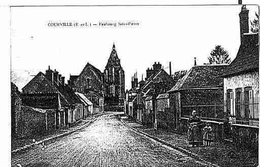 Ville de COURVILLESUREURE Carte postale ancienne