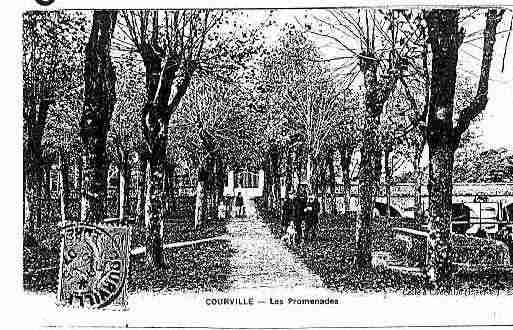 Ville de COURVILLESUREURE Carte postale ancienne