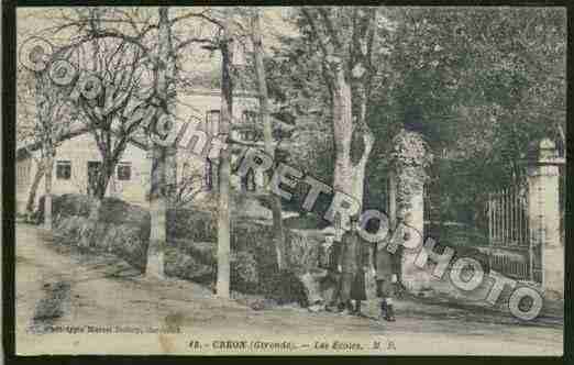 Ville de CREON Carte postale ancienne