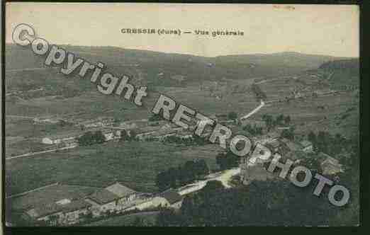 Ville de CRESSIA Carte postale ancienne