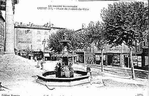 Ville de CREST Carte postale ancienne