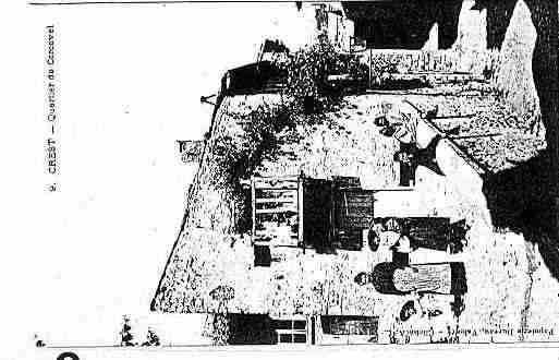Ville de CREST Carte postale ancienne