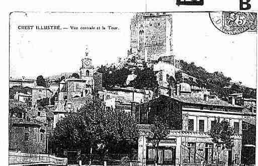 Ville de CREST Carte postale ancienne