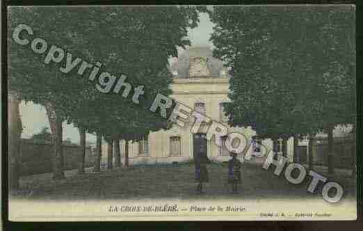 Ville de CROIXENTOURAINE(LA) Carte postale ancienne