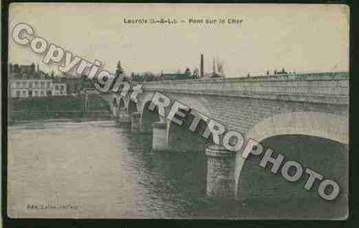 Ville de CROIXENTOURAINE(LA) Carte postale ancienne