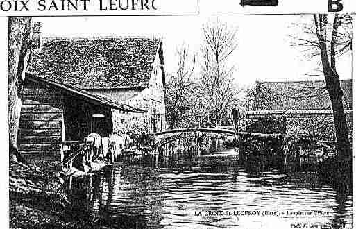 Ville de CROIXSAINTLEUFROY(LA) Carte postale ancienne