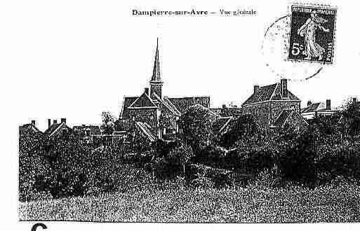 Ville de DAMPIERRESURAVRE Carte postale ancienne