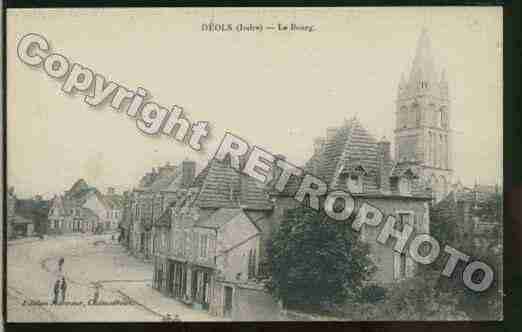 Ville de DEOLS Carte postale ancienne