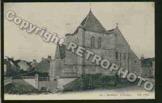 Ville de DEOLS Carte postale ancienne