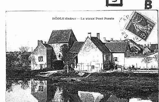 Ville de DEOLS Carte postale ancienne