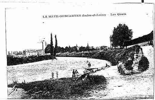 Ville de DESCARTES Carte postale ancienne