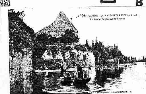 Ville de DESCARTES Carte postale ancienne