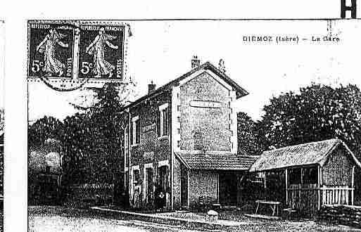 Ville de DIEMOZ Carte postale ancienne