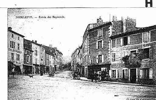 Ville de DIEULEFIT Carte postale ancienne