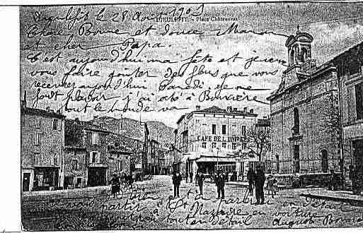 Ville de DIEULEFIT Carte postale ancienne
