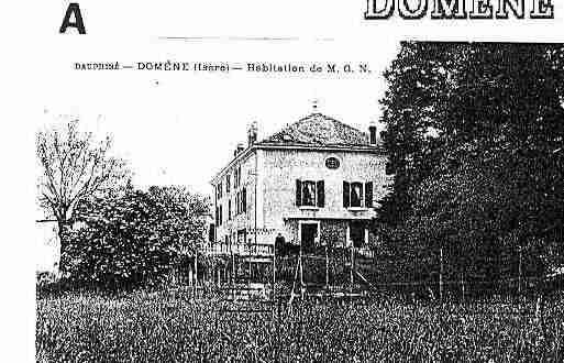 Ville de DOMENE Carte postale ancienne