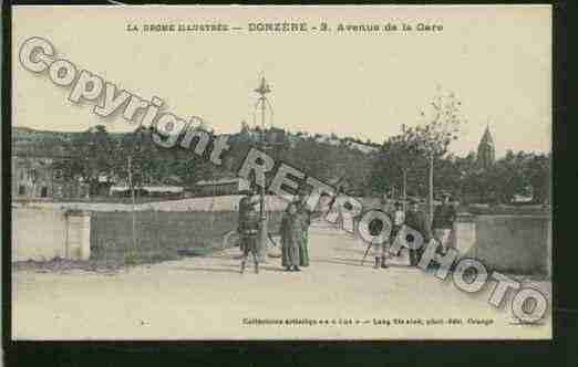 Ville de DONZERE Carte postale ancienne