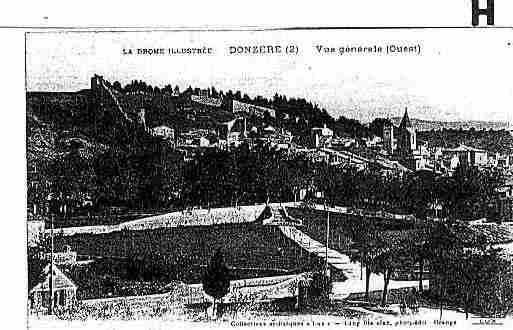 Ville de DONZERE Carte postale ancienne