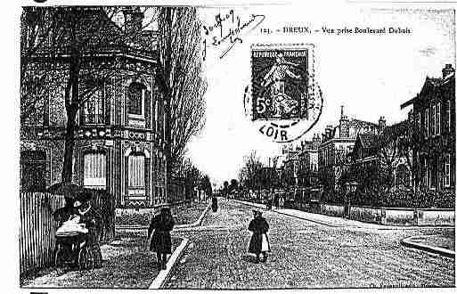 Ville de DREUX Carte postale ancienne