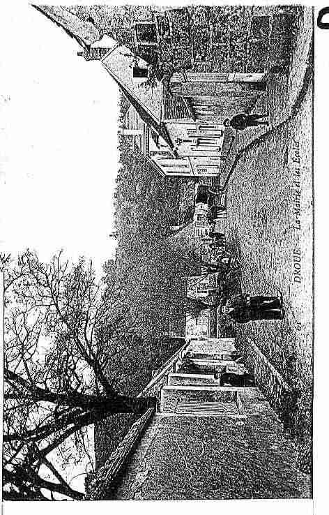 Ville de DROUESURDROUETTE Carte postale ancienne