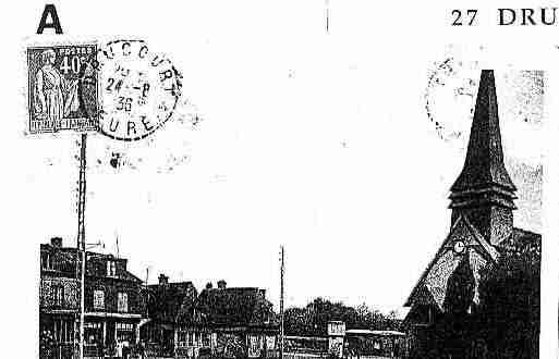 Ville de DRUCOURT Carte postale ancienne