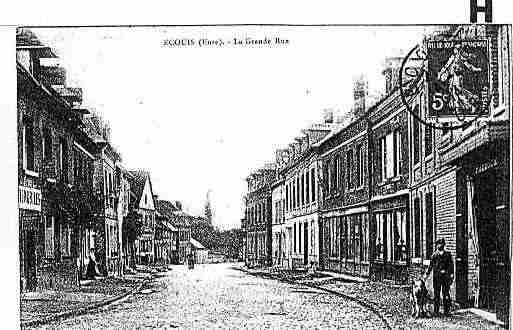 Ville de ECOUIS Carte postale ancienne