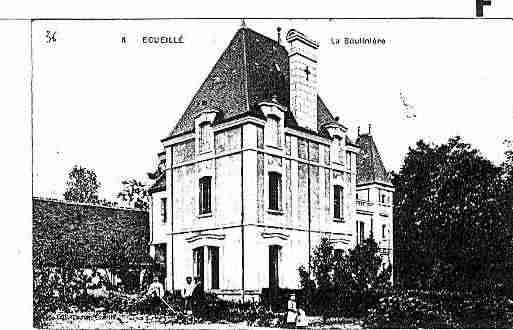 Ville de ECUEILLE Carte postale ancienne
