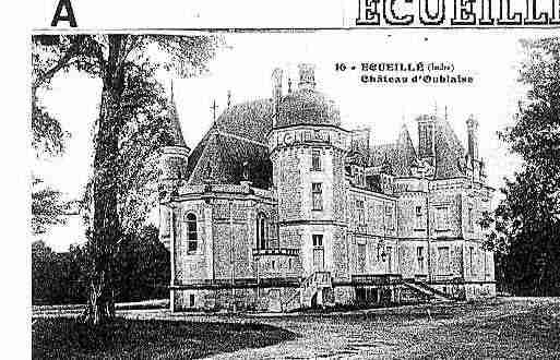Ville de ECUEILLE Carte postale ancienne