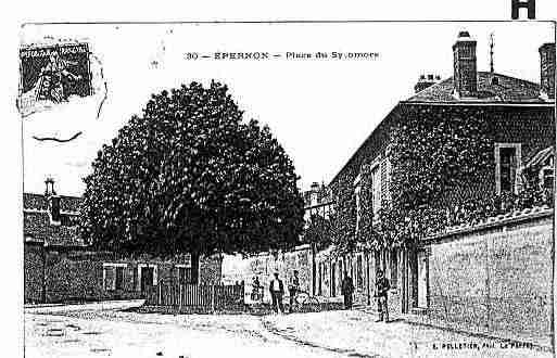 Ville de EPERNON Carte postale ancienne