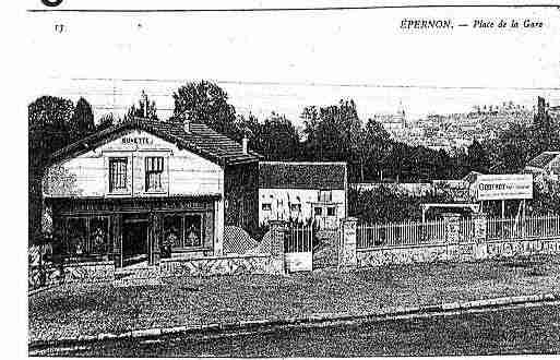 Ville de EPERNON Carte postale ancienne