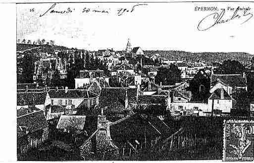 Ville de EPERNON Carte postale ancienne