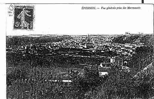 Ville de EPERNON Carte postale ancienne