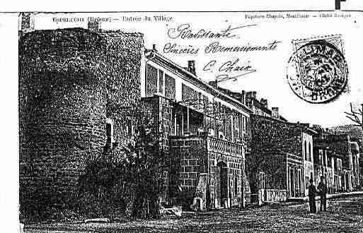 Ville de ESPELUCHE Carte postale ancienne