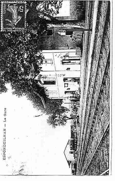 Ville de ESPONDEILHAN Carte postale ancienne