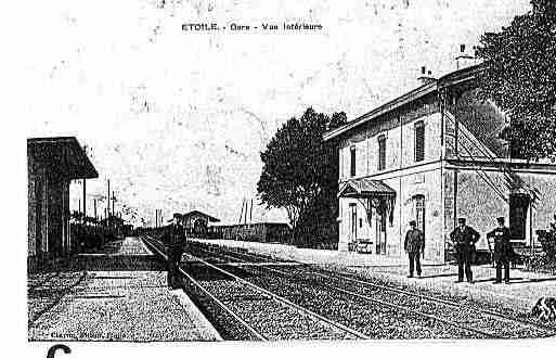 Ville de ETOILESURRHONE Carte postale ancienne