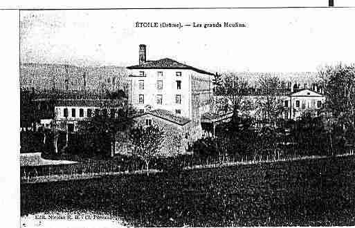 Ville de ETOILESURRHONE Carte postale ancienne