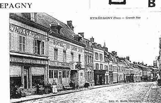 Ville de ETREPAGNY Carte postale ancienne