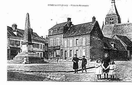 Ville de ETREPAGNY Carte postale ancienne