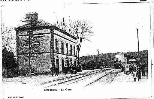 Ville de ETREPAGNY Carte postale ancienne