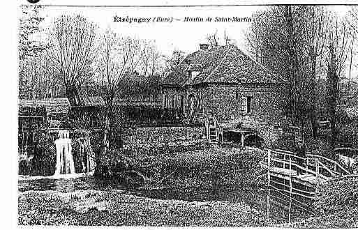 Ville de ETREPAGNY Carte postale ancienne