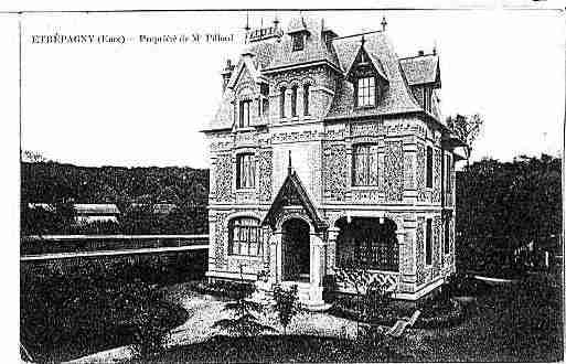 Ville de ETREPAGNY Carte postale ancienne