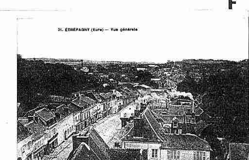 Ville de ETREPAGNY Carte postale ancienne