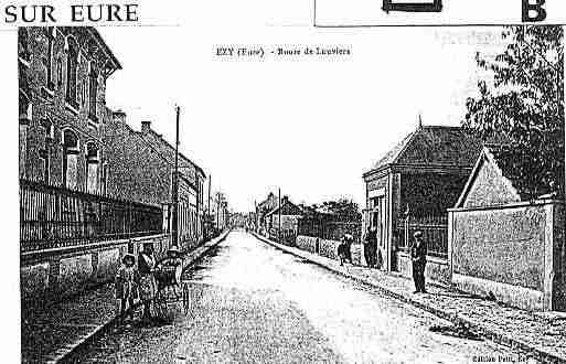 Ville de EZYSUREURE Carte postale ancienne