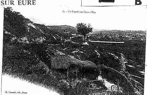 Ville de EZYSUREURE Carte postale ancienne